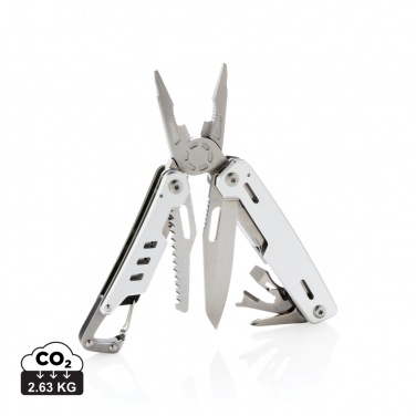 Logo trade promotional giveaways picture of: Solid multitool with carabiner