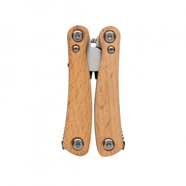 Logo trade promotional giveaways picture of: Wood multitool mini