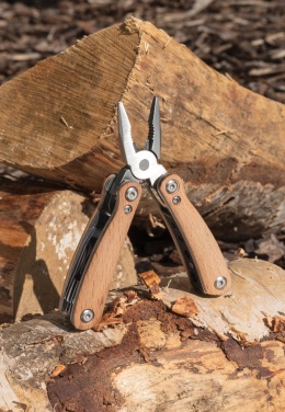 Logo trade promotional gifts picture of: Wood multitool mini