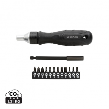 Logo trade advertising products picture of: Gear X ratchet screwdriver