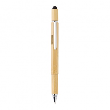 Logotrade promotional gift image of: Bamboo 5-in-1 toolpen