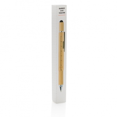 Logotrade corporate gift picture of: Bamboo 5-in-1 toolpen