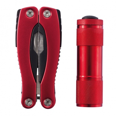 Logo trade promotional merchandise image of: Multitool and torch set