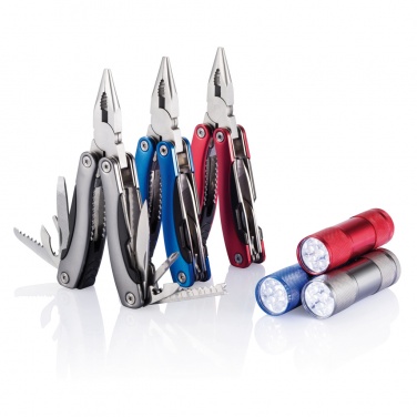 Logo trade promotional merchandise photo of: Multitool and torch set