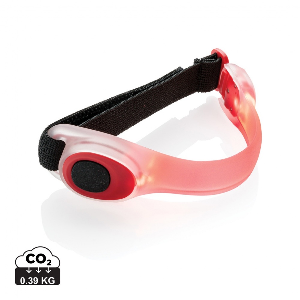 Logo trade business gift photo of: Safety led strap