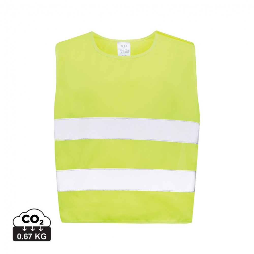 Logotrade corporate gift picture of: GRS recycled PET high-visibility safety vest 3-6 years