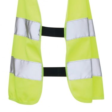 Logo trade business gifts image of: GRS recycled PET high-visibility safety vest 3-6 years