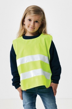 Logotrade promotional merchandise picture of: GRS recycled PET high-visibility safety vest 3-6 years