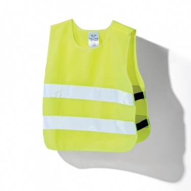 Logotrade promotional merchandise picture of: GRS recycled PET high-visibility safety vest 3-6 years