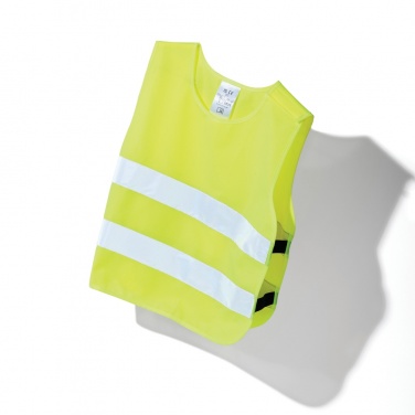 Logo trade corporate gifts picture of: GRS recycled PET high-visibility safety vest 3-6 years