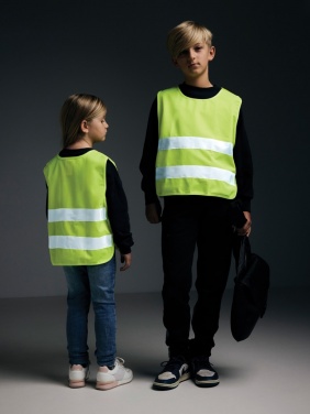 Logotrade promotional merchandise picture of: GRS recycled PET high-visibility safety vest 3-6 years