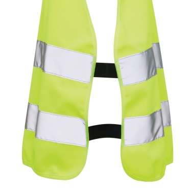 Logotrade promotional products photo of: GRS recycled PET high-visibility safety vest 7-12 years