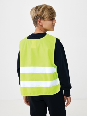 Logotrade promotional gift picture of: GRS recycled PET high-visibility safety vest 7-12 years