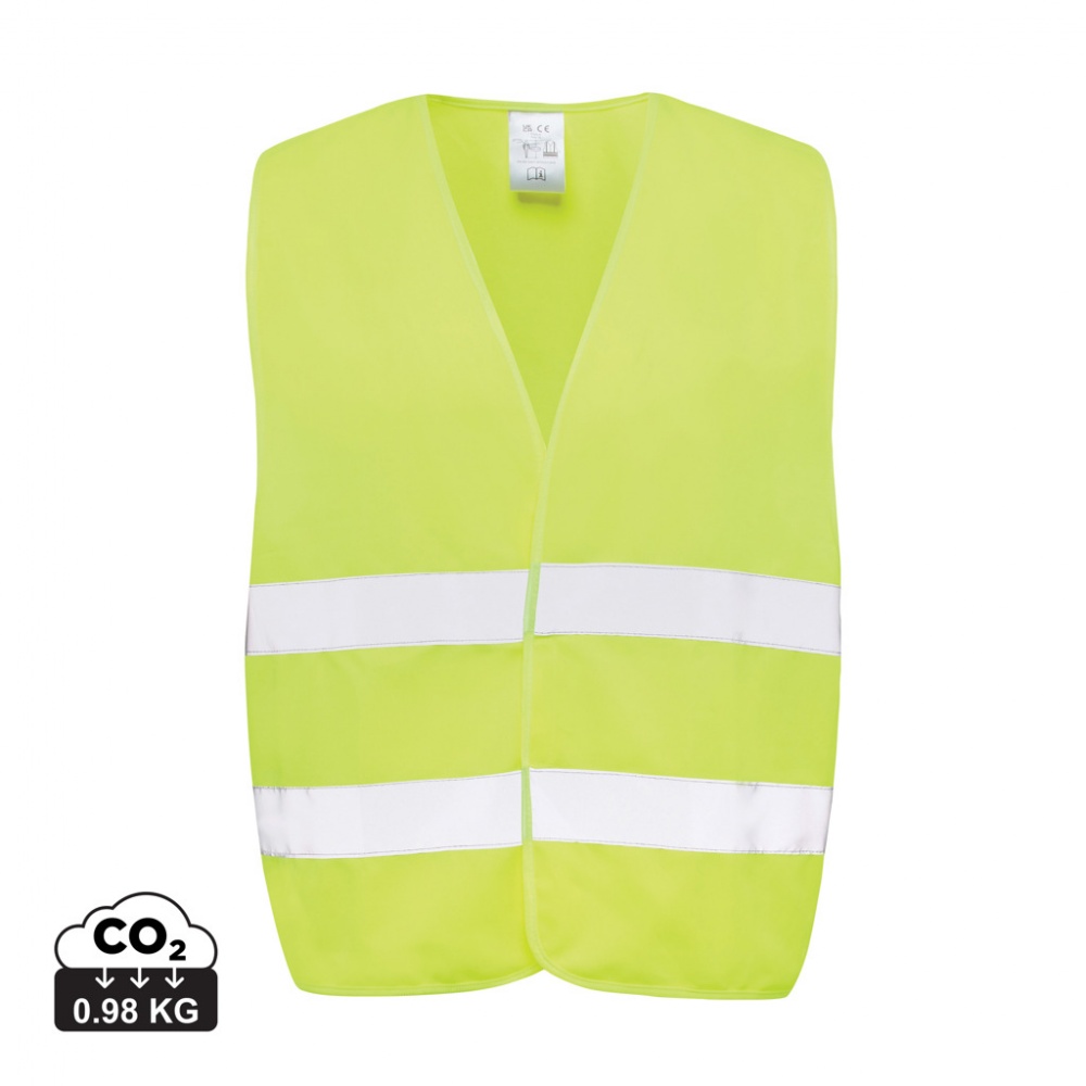 Logotrade promotional item picture of: GRS recycled PET high-visibility safety vest