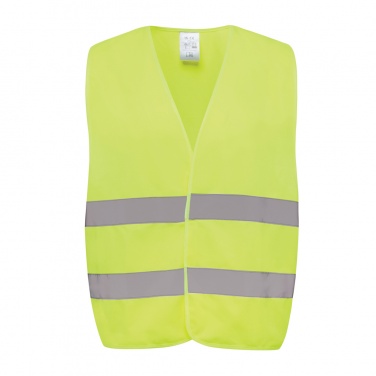 Logo trade promotional items image of: GRS recycled PET high-visibility safety vest