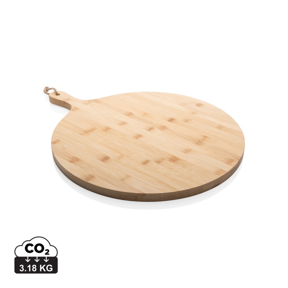 Logo trade promotional item photo of: Ukiyo bamboo round serving board