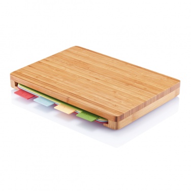 Logotrade promotional item image of: Cutting board with 4pcs hygienic boards