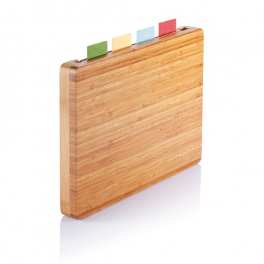 Logo trade promotional giveaways image of: Cutting board with 4pcs hygienic boards