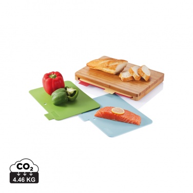 Logo trade corporate gift photo of: Cutting board with 4pcs hygienic boards