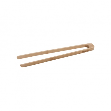 Logo trade business gift photo of: Ukiyo bamboo serving tongs