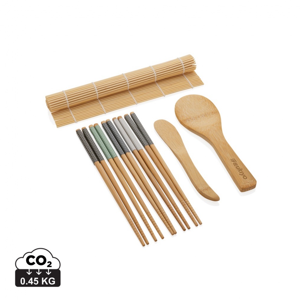 Logo trade advertising products image of: Ukiyo 8 pcs sushi dinner set