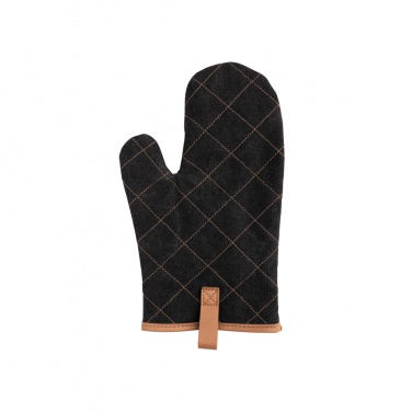 Logo trade promotional giveaways picture of: Deluxe canvas oven mitt