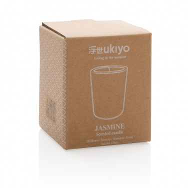 Logotrade business gift image of: Ukiyo small scented candle in glass