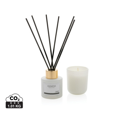 Logotrade promotional merchandise image of: Ukiyo candle and fragrance sticks gift set