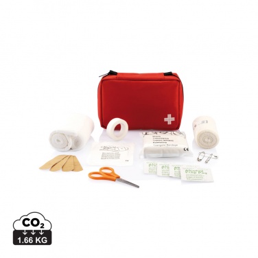 Logo trade promotional products image of: Mail size first aid kit