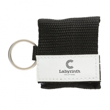 Logo trade business gift photo of: Keychain CPR mask