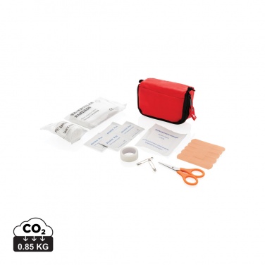 Logo trade promotional items image of: First aid set in pouch