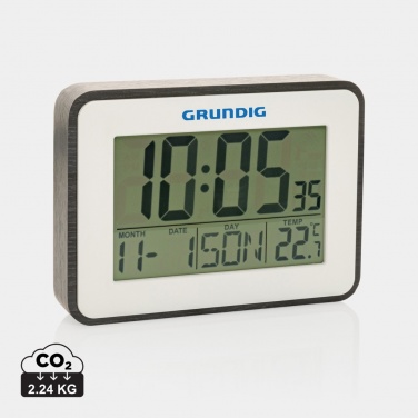 Logo trade promotional gift photo of: Grundig weatherstation alarm and calendar