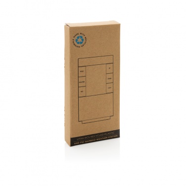 Logotrade promotional item picture of: Utah RCS rplastic and bamboo weather station