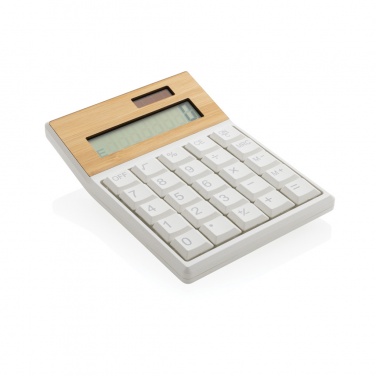 Logotrade promotional giveaways photo of: Utah RCS recycled plastic and  bamboo calculator