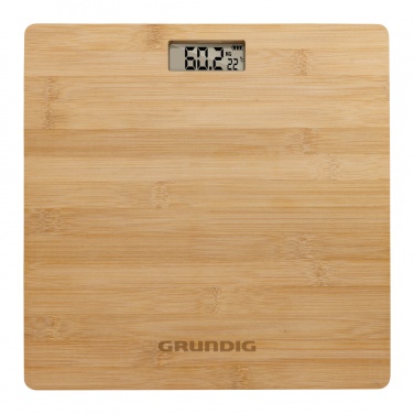 Logotrade business gift image of: Grundig Bamboo Digital Body Scale