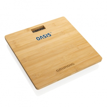 Logotrade advertising product image of: Grundig Bamboo Digital Body Scale