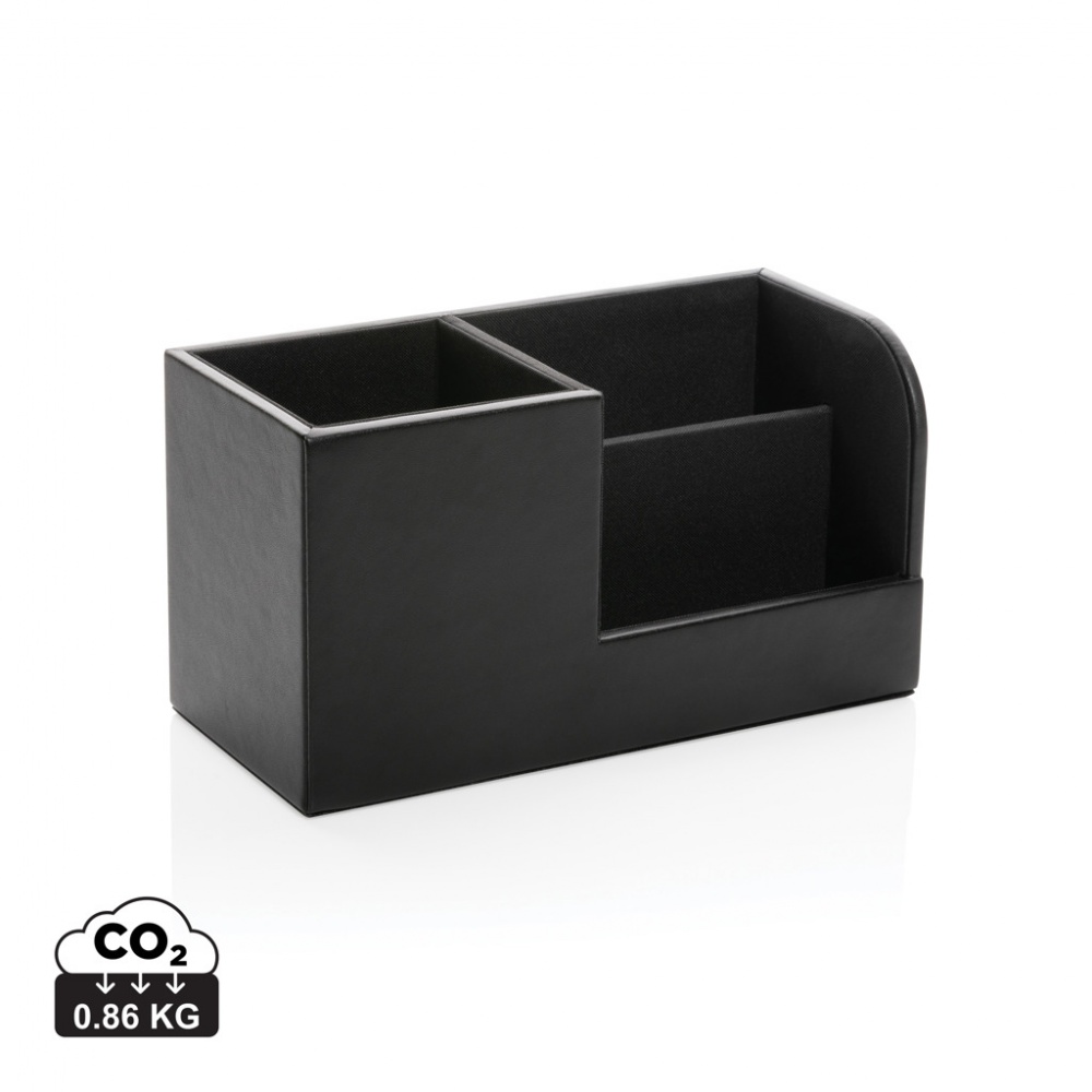 Logo trade promotional giveaway photo of: Swiss Peak RCS recycled PU Desk organiser