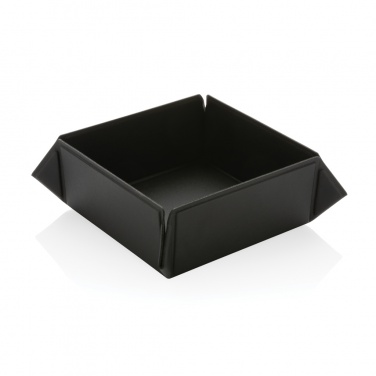 Logo trade corporate gift photo of: Swiss Peak RCS recycled PU foldable magnetic storage tray