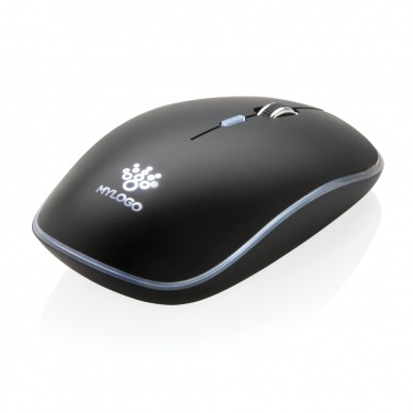 Logotrade corporate gift image of: Light up logo wireless mouse