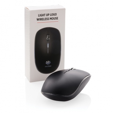 Logo trade promotional merchandise photo of: Light up logo wireless mouse