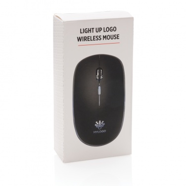 Logotrade corporate gift image of: Light up logo wireless mouse