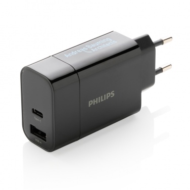 Logo trade promotional product photo of: Philips ultra fast PD wall charger