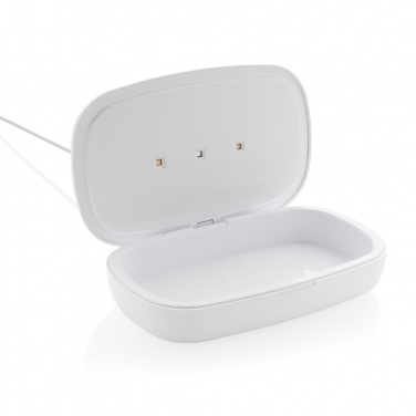 Logo trade promotional products picture of: UV-C steriliser box with 5W wireless charger