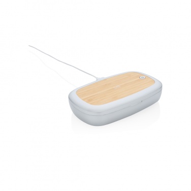 Logo trade promotional gifts image of: Rena UV-C steriliser box with 5W wireless charger