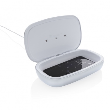 Logo trade promotional item photo of: Rena UV-C steriliser box with 5W wireless charger