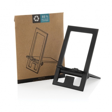 Logo trade promotional item photo of: SnapStand RCS recycled plastic foldable phone stand