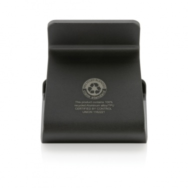 Logo trade promotional item photo of: Terra RCS recycled aluminium tablet & phone stand