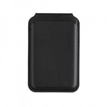 Logo trade promotional items picture of: Magstand RCS recycled PU magnetic phone wallet with stand