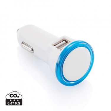 Logo trade promotional products image of: Powerful dual port car charger