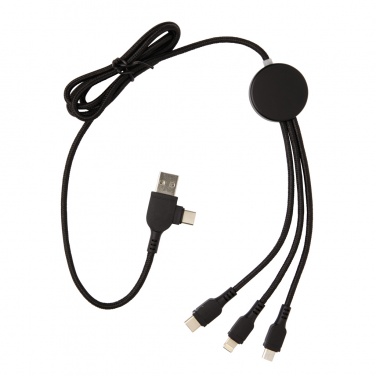 Logotrade advertising product image of: Light up logo 6-in-1 cable